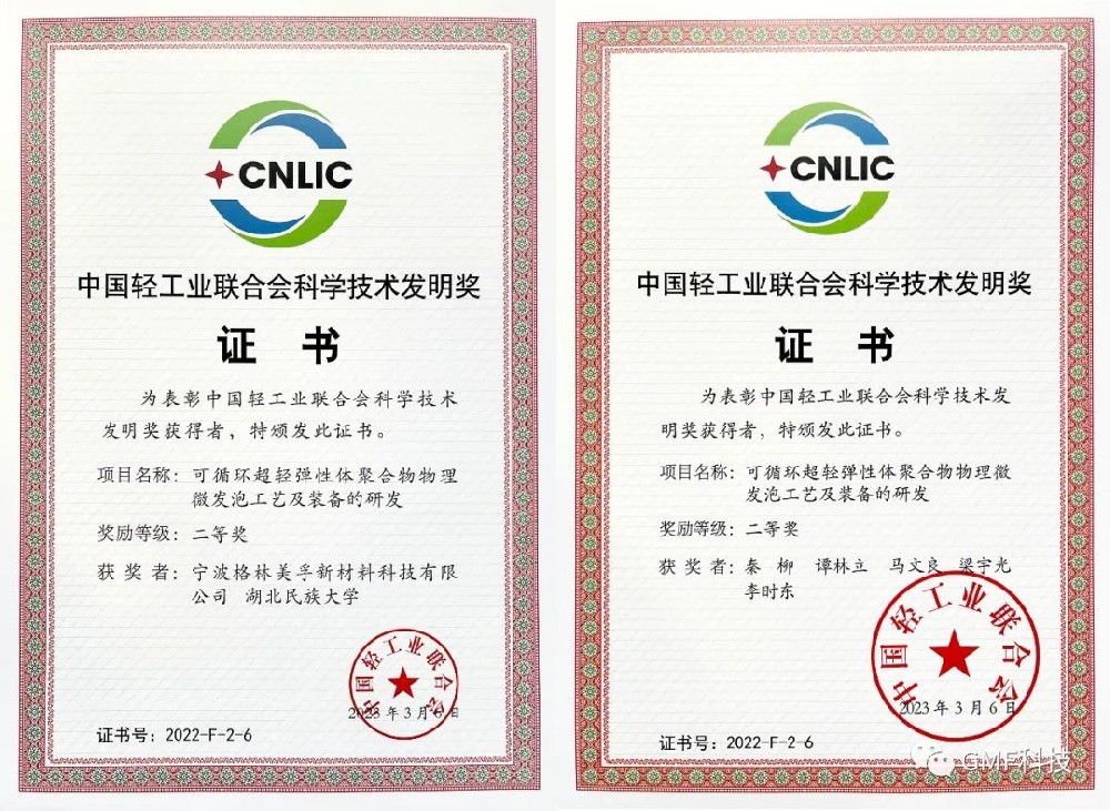 喜報』GMF科研成果喜獲中國輕工業聯合會科學技術發明獎二等獎！